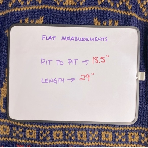 Vintage Northern Spirit Hand Knit Jacquard Deer Print Crew Neck Sweater S - Picture 5 of 15